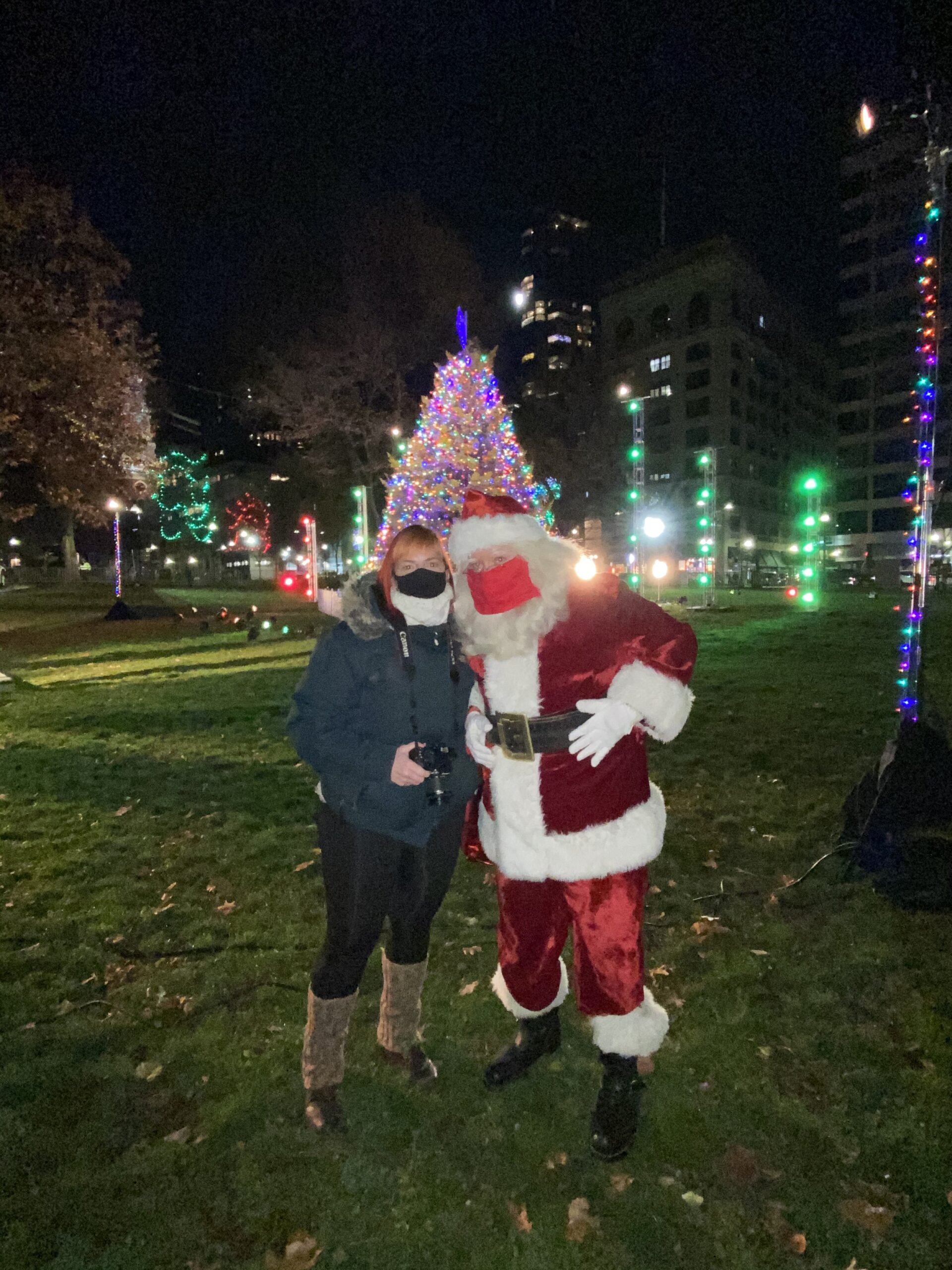 Tree Lighting on the Boston Common Santa Boston